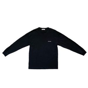 Black Long Sleeve Balenciaga T-Shirt